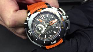 Gerald Clerc talks about the Clerc Hydroscaph Chronograph [upl. by Enyrb582]