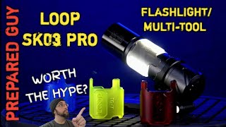 LOOP SK03 PRO 1000 LUMEN FLASHLIGHT WITH MULTI TOOL [upl. by Portwine140]