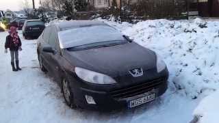 Peugeot 407 16 HDI cold start 17ºC [upl. by Duggan]