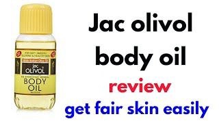 Jac olive body oil for soft smooth glowing skin [upl. by Magdalene]