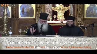 Metropolitan of Morfou Neophytos  quotThis is what Gerontissa Galaktia told mequot [upl. by Peyter]