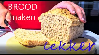 Hoe maak je heerlijk volkorenbrood  eenvoudig recept [upl. by Ekralc]