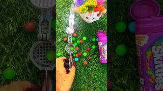 💙💚Wild Skittles crushing asmr videocrushingasmrcrushingasmrskittlescrispycrush💚💙 [upl. by Sucul804]