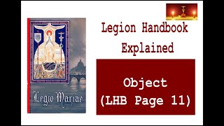 Object LHB pg 11 The Legion Handbook Explained [upl. by Baese]