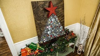 How To  Paige Hemmis DIY PVC Pipe Christmas Tree  Hallmark Channel [upl. by Agnola]