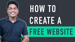 How To Create A Free Website  with Free Domain amp Hosting [upl. by Kennith]