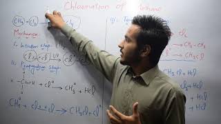 Chlorination of Methane  Alkanes [upl. by Rachel]