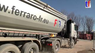 MercedesBenz Actros 2046 Dump Trailer  Sattelkipper Ferraro Abbruch Germany 2015 [upl. by Nnaassilem]