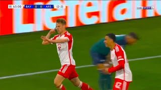 Bayern Munich vs Arsenal 10 Joshua Kimmich goal earn win  Champions League Match recap [upl. by Gnap395]