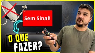 TV Sem Sinal Aprenda como RESOLVER ✅ Antena E Receptor [upl. by Ycnaffit]