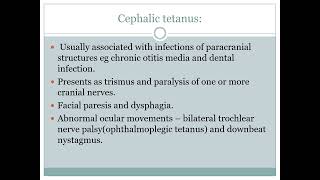 Tetanus [upl. by Celka]