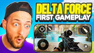 FIRST LOOK AT DELTA FORCE MOBILE MULTIPLAYER NEW FPS GAME [upl. by Maisie]