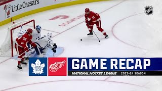 Maple Leafs  Red Wings 107  NHL Highlights 2023 [upl. by Plate]