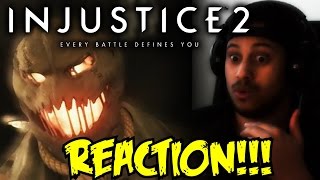 THE HOMIE SCARECROW Injustice 2  Introducing Scarecrow REACTION [upl. by Yticilef]