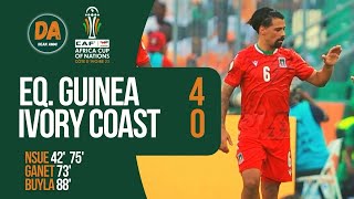 Equatorial Guinea 🇬🇶 vs Ivory Coast 🇨🇮 result [upl. by Joannes704]