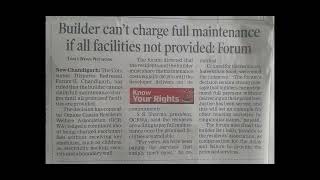 Maintenance Case Against Builder for Facilities [upl. by Ayarahs268]