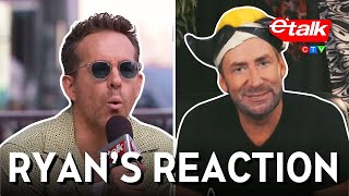 Nickelback shocks Ryan Reynolds with Deadpool amp Wolverine cosplay  Etalk [upl. by Gavrila699]