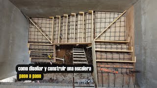 Como Diseñar y Construir Una Escalera Paso a Paso [upl. by Ideih]