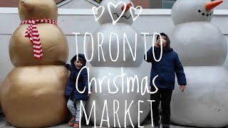 Christmas Markets at The Distillery District Toronto Ontario toronto canada the6ix [upl. by Allistir]