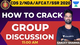 How to Crack Group Discussion for SSB Interview  GD SSB Interview  Target Defence  Sanjay Sharma [upl. by Itagaki]