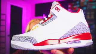 Jordan 3 quotCardinal Redquot Review  DHGate Shoes Review  Is DHGate a SCAM [upl. by Florie]