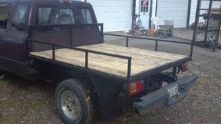 Flatbed How to build and walk around  Ford Ranger 93 [upl. by Siekram849]