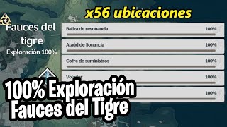 ✨ Como conseguir el 100 del mapa Fauces del Tigre Suministros Mareas Mascuposas Wuthering Waves [upl. by Naik408]