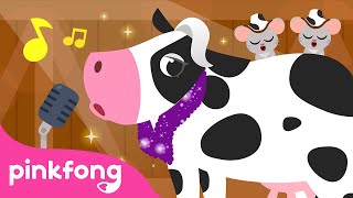 I am Mrs Cow  The Cow Song  Farm Animals  Nursery Rhymes Kids  Animal Songs  Pinkfong Songs [upl. by Nitnerb670]