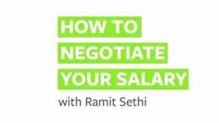 How to Negotiate Your Salary with Ramit Sethi [upl. by Nerot]