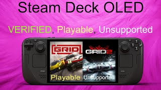 Grid grid2 steamdeckoled Games that are Unsupported do they Work techtest [upl. by Ivie705]