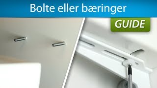 Montering af håndvask på bolte eller bæringer [upl. by Eel]