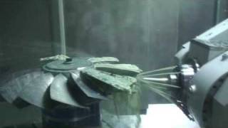 Blisks machining on Starrag five axis machiningcenter STC 800 for Aerospace [upl. by Campagna]