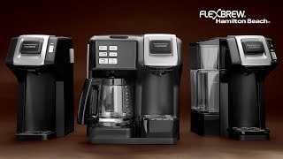 How You Brew Is Up To You  The FlexBrew Coffee Maker from Hamilton Beach  15 [upl. by Byers90]