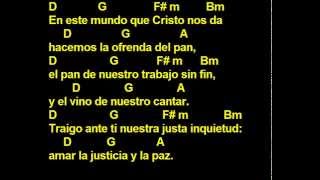 CANTOS PARA MISA  SABER QUE VENDRÁS  OFERTORIO  LETRA Y ACORDES  ADVIENTO Y ORDINARIO [upl. by Osnerol]