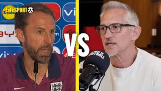 Gareth Southgate HITS BACK At Gary Linekers Comments About Englands Performances 😤🏴󠁧󠁢󠁥󠁮󠁧󠁿 [upl. by Tterrag]