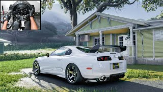 800BHP Toyota Supra MK4  The Crew Motorfest  Steering Wheel Gameplay [upl. by Herates956]