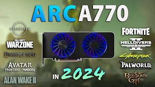 Intel Arc A770  i512600K in 2024  Test in 27 Games [upl. by Ahseinat]