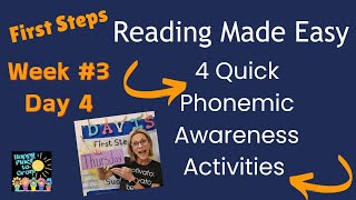 4 Fast Phonemic Awareness Activities Week 3 Day 4 happyplacetogrow [upl. by Bennet]