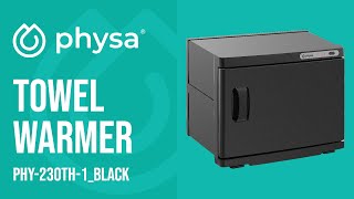 Towel Warmer Physa PHY230TH1BLACK  Product presentation 10040510 [upl. by Edina371]