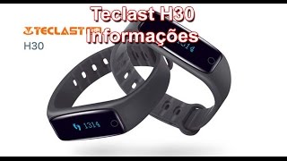 Teclast H30 Monitor Smart Wristband  Informações  Gearbest [upl. by Sherrod]