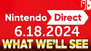 What Well See at TOMORROWS Nintendo Direct June 2024 [upl. by Akiehsat]