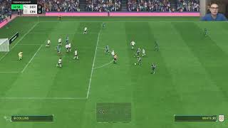 Derby County vs Crewe My reactions and comments gameplay EA Sports FC 24 [upl. by Beutler]