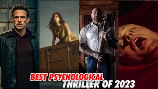 10 Best Psychological Thriller Movies of 2023  New Thriller Movies on Netflix Prime Video HboMax [upl. by Lierbag]