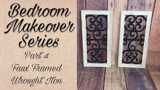 DIY Faux Framed Wrought Iron [upl. by Keele]