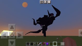 Engender Wither Storm Addon  Test 1Ageofminecraft Minecraft Bedrock [upl. by Ahsilra2]