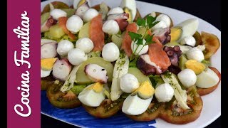 Ensalada de Verano ó Ensalada Campera 😋😎 La Receta Perfecta para el Verano 😋 [upl. by Idell]