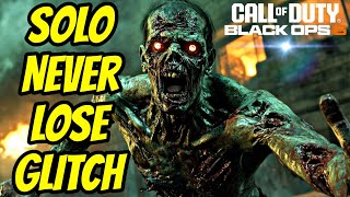 Bo6 Zombies  Solo Never Lose Glitch [upl. by Oilalue190]