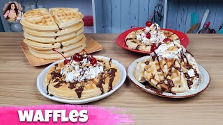 WAFFLES 🧇 Para vender 💵 Fácil y Deliciosos [upl. by Saile]