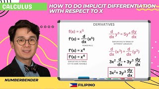 Implicit Differentiation Ng Second Derivative sa Filipino  Calculus  Paano [upl. by Humpage160]