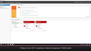 ► Windows Server 2019  Installation und Basis Konfiguration TutorialDeutsch [upl. by Adela]